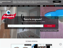 Tablet Screenshot of mirandoescaparates.com